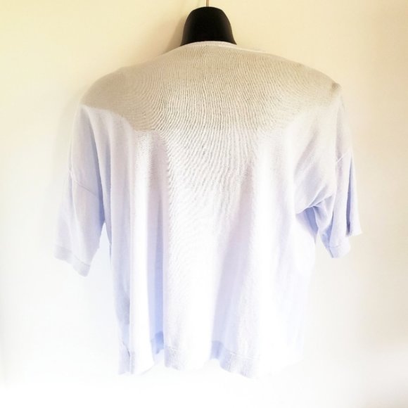 EILEEN FISHER Tencel Lavender Box Top MP - Picture 5 of 8